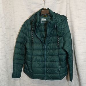 Lole Emeline Dark Green Puffer Jacket Women's Sz XL/TG